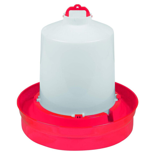 CintBllTer Deep Base Poultry Waterer 2 Gallon Heavy Duty