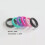 Silicone Ring with Rhinestones Dark Grey Size 4-9 8
