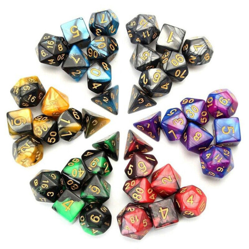 DODOING Polyhedral Dice Set 42-Piece D&D RPG 1