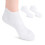 Soft Silicone Socks for Cracked Feet White L 6