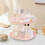 Heart-Shaped Tray Shelf Pink 1pc 6