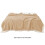 Fleece Blanket Beige 150x200cm Lightweight 3
