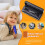 10-Hole 20-Tone Harmonica Portable Musical Instrument for 6