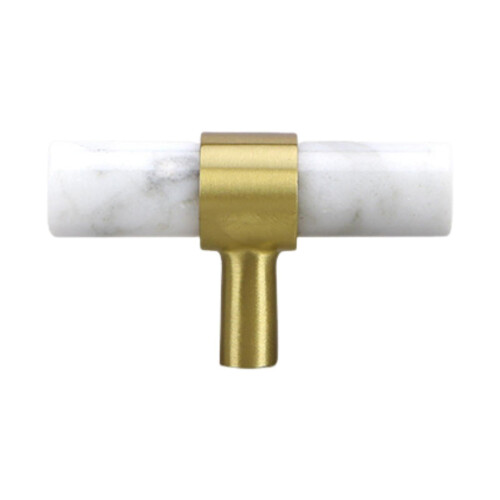 Marble Cabinet Pulls 35x60mm White