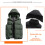 Men's Down Cotton Vest Hooded Windproof Thermal Jacket 1 pc 7