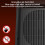 Electric Space Heater Portable Fast Heating with 6