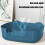 High-Side Cat Litter Box Anti-Splash Low Entry Tool-Free 4