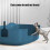 High-Side Cat Litter Box Anti-Splash Low Entry Tool-Free 5