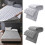 Fiber Mattress Grey Polyester 1.35 x 2 m Thickened Soft 1