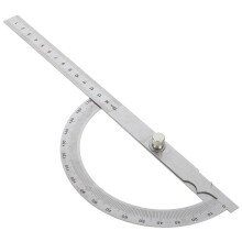Metal Protractor Adjustable Arm Precision Angle Measurement