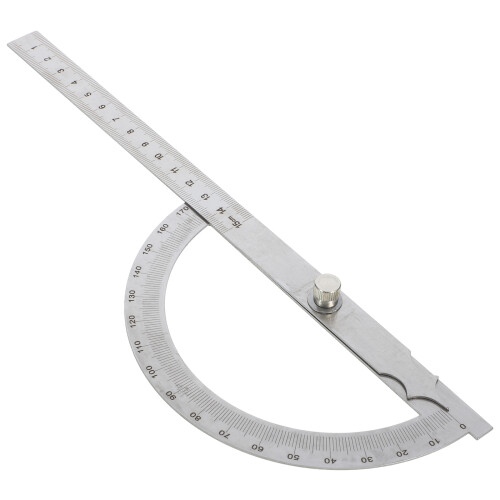 Metal Protractor Adjustable Arm Precision Angle Measurement