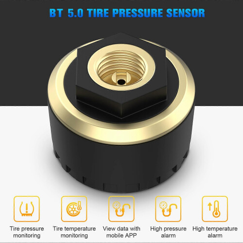 Tire Pressure Monitoring System Wireless Bluetooth 5.0 1