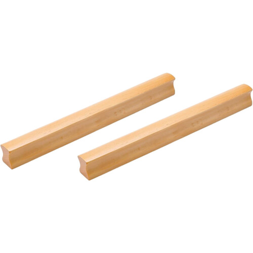Wooden Cabinet Handles Chinese Style Solid Beech 2 pcs 192mm