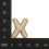 Bubble Letter Necklace 18K Gold Plated Initial Pendant 6