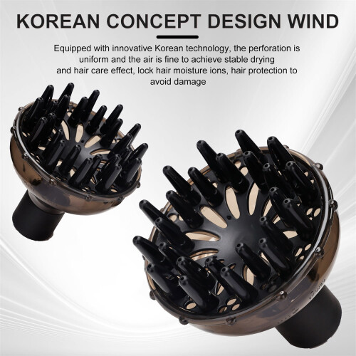 Hair Diffuser Attachment for Curling Hair Dryer 2