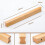 Wooden Cabinet Handles Chinese Style Solid Beech 2 pcs 192mm 2