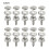 Estone Stainless Steel Snap Fasteners 10 Sets 2