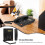 House Phone Landline Table Telephone Black ABS 1 Set 8