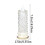 LED Crystal Candle Lights Rose Shadow Flameless 6 Pack 5