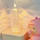 LED Crystal Candle Lights Rose Shadow Flameless 6 Pack 6