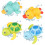 Bath Toy Set Animal Clockwork Floating Toy 4 Pack Turtle 1