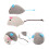 MLINS Mouse-Shaped Cat Toy with Catnip 4 Pieces 4