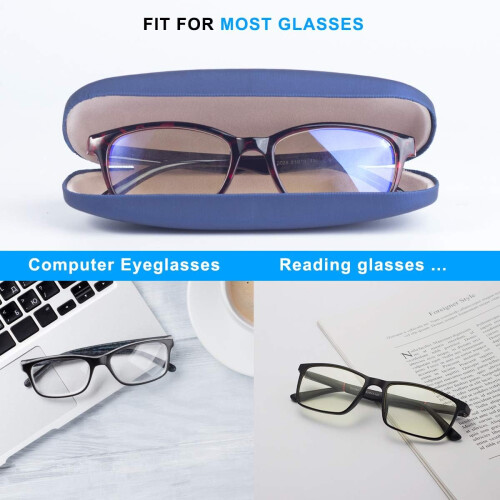 Hard Shell Eyeglasses Case with Soft Lining 1 Pack 1