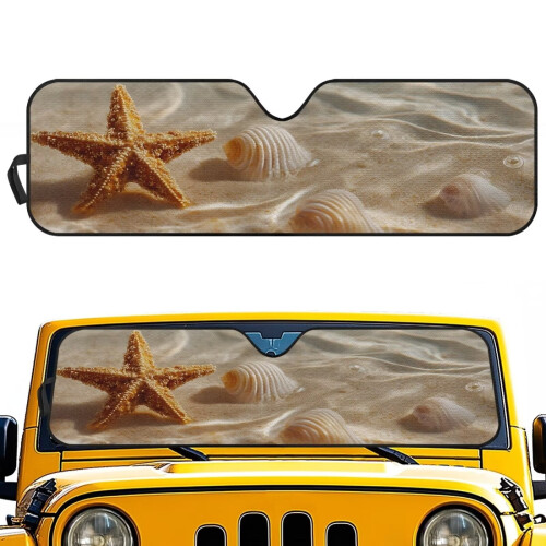 Foldable Starfish Sun Shade for Jeep JK JL Gladiator JT