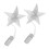 Christmas Tree Topper Lights Plastic Warm White 2 Pcs 3