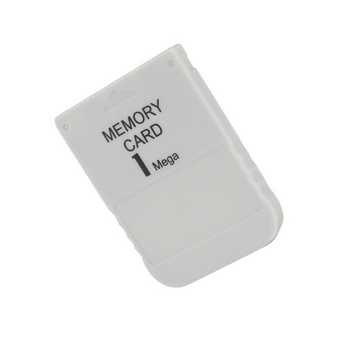 Plastic Retro Gaming Memory Card 1MB Save Data