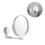 Wall Mounted Makeup Mirror White Acrylic 1 Piece 3