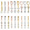 Faux Belly Button Ring Clip-On Piercing A-1 8