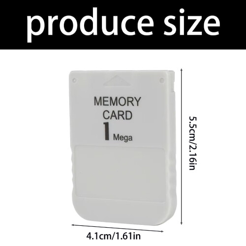 Plastic Retro Gaming Memory Card 1MB Save Data 2