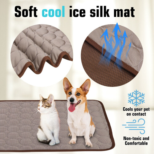 Dog Cooling Mat Small Medium Large for Dogs and Cats 2