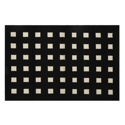 PVC Kitchen Woven Floor Mat Non-slip Washable TPR Backing 1
