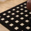 PVC kitchen woven floor mat non-slip washable TPR backing 8