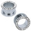 Rhinestone Crystal Ear Plug Tunnels Screw Fit 1 Pair 1