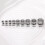 Rhinestone Crystal Ear Plug Tunnels Screw Fit 1 Pair 5