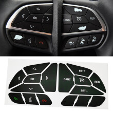 Cherokee Steering Wheel Button Repair Sticker 14-21