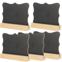 Wood Chalkboard Easel Signs 5 Pieces