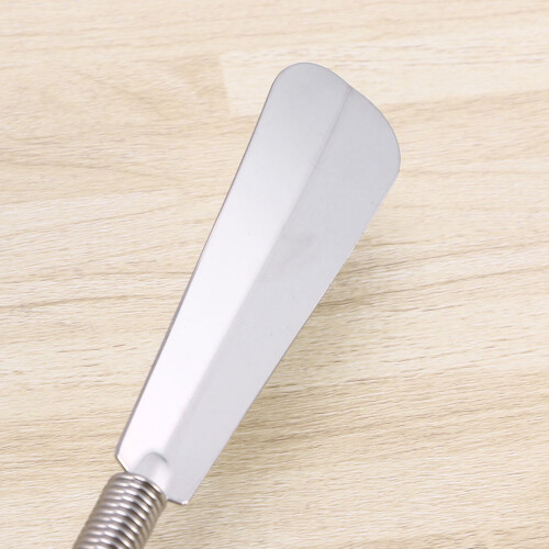 Stainless Steel Shoe Horn Tool for Elderly 2 PCS 1