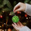 Green Mini Mirror Ball Ornament 3cm 4