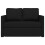 VidaXL vidaXL Folding Sofa Bed Black 112 x 60 x 55 cm Fabric 4