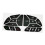 Cherokee Steering Wheel Button Repair Sticker 14-21 3