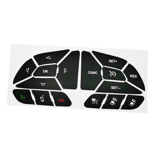 Cherokee Steering Wheel Button Repair Sticker 14-21 2