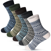 PUMIER Women's Winter Crew Socks - Thick Wool Warm Cozy