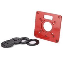 Multifunctional Router Table Insert Plate for Woodworking - with 4 Cover Plates, for Table Saws and Wood Plate Machines