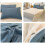 King Bedding Set Washed Polyester 4PC 6