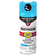 Rust-Oleum 376907 Stops Rust Peinture Spray 5-en-1 12 oz, Brillant Bleu Maui