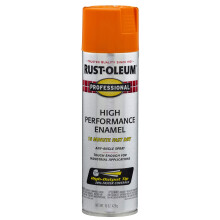 Rust-Oleum 7555838 Peinture en Spray Émail Pro, 15 Oz, Orange de Sécurité Brillant